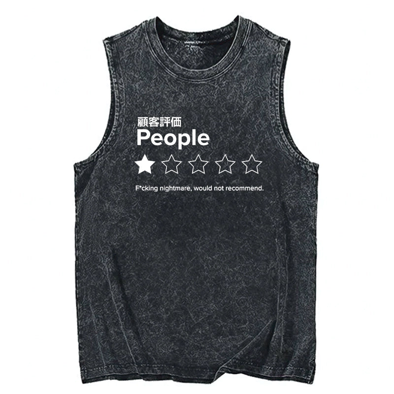 Evaluation People Washed Tank