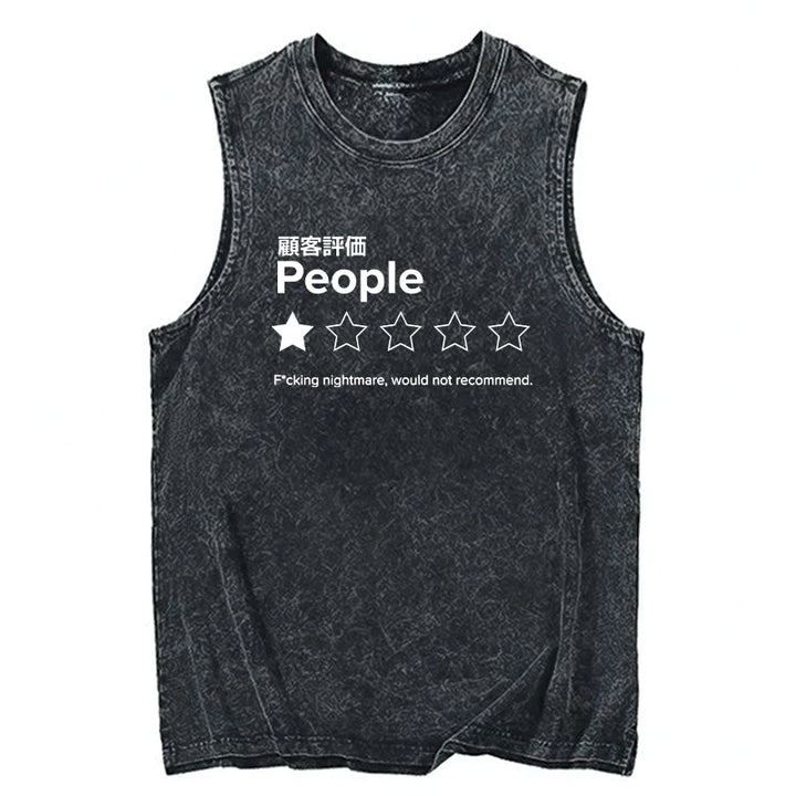 Evaluation People Washed Tank