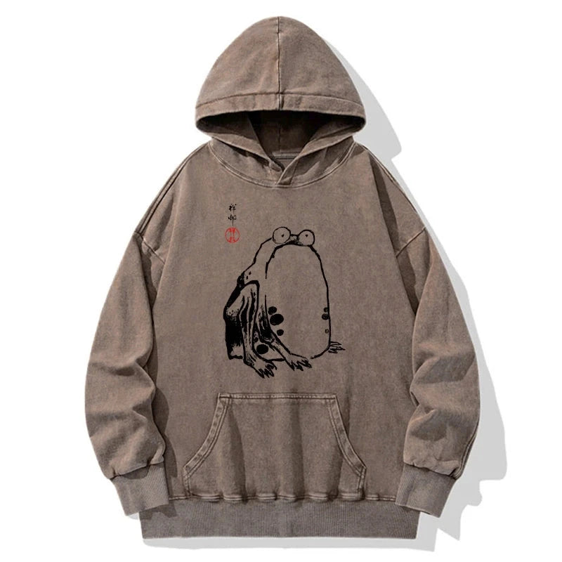 Grumpy Frog Matsumoto Hoji Washed Hoodie