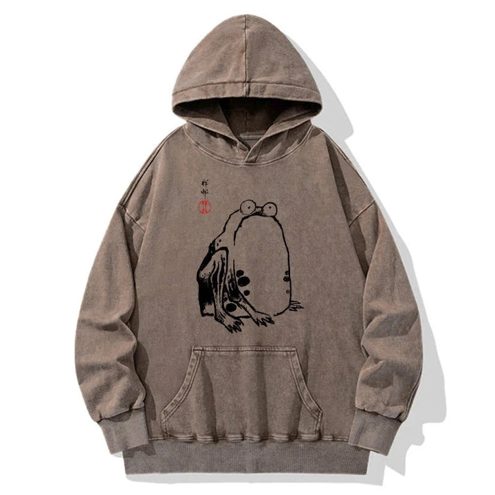 Grumpy Frog Matsumoto Hoji Washed Hoodie
