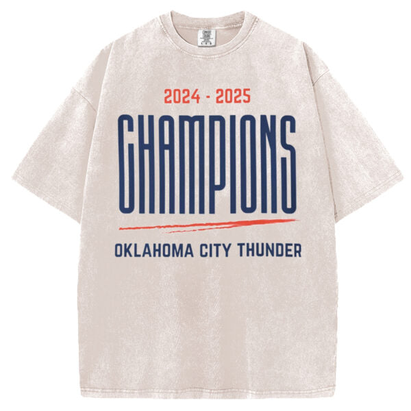 Oklahoma City Basketball World Champs T-shirt