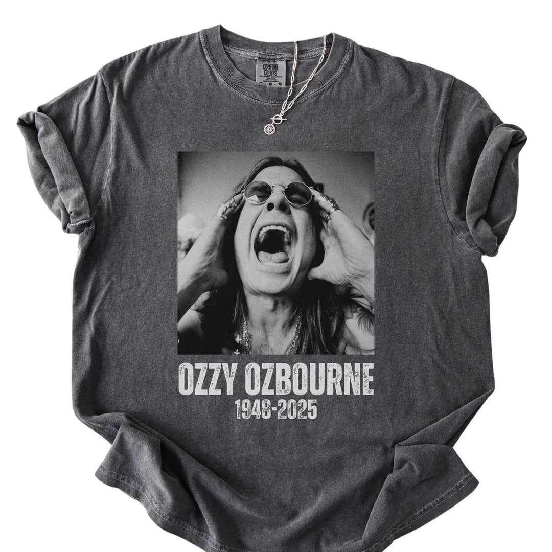 Ozzy Osbourne 1948-2025 Retro T-shirt