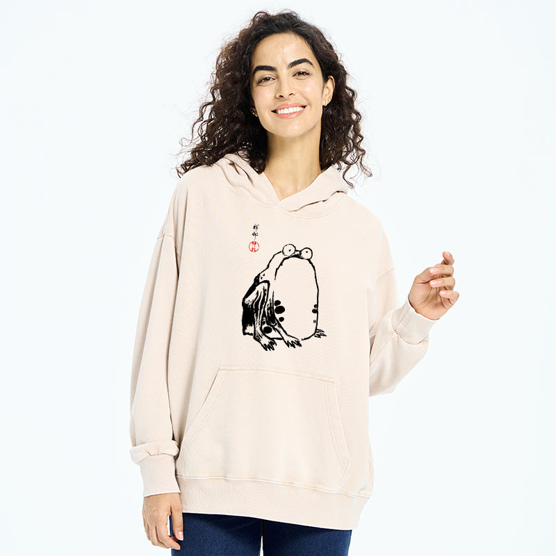 Grumpy Frog Matsumoto Hoji Washed Hoodie