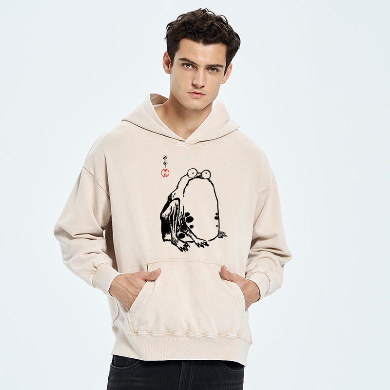 Grumpy Frog Matsumoto Hoji Washed Hoodie