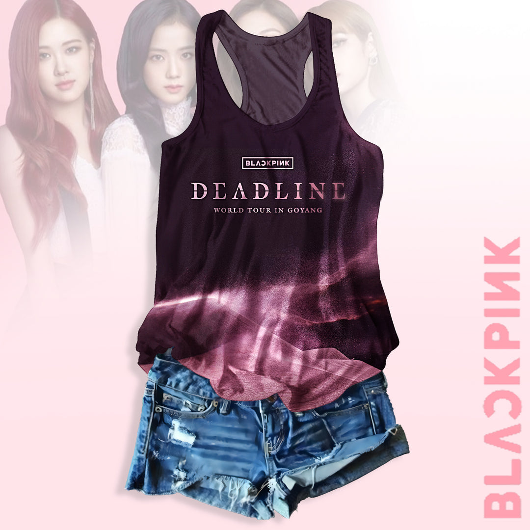BlackPink Concert Printed Casual Tank Top