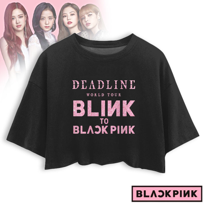 BlackPink Women's Umbilized T-shirt