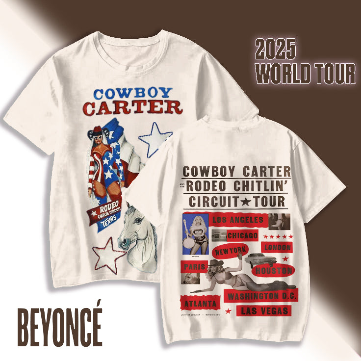 Beyonce Bang Print Crew Neck T-shirt