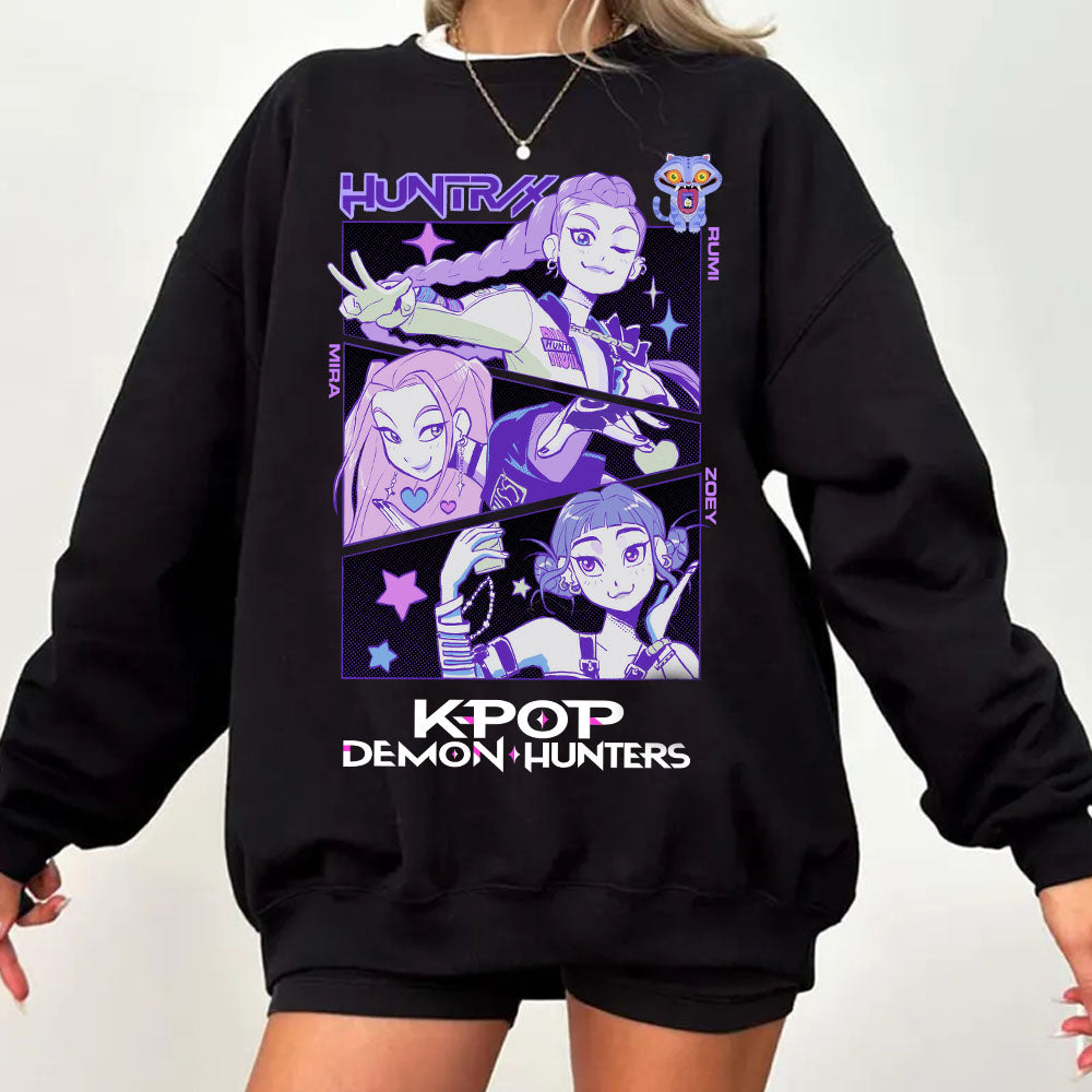 Demon Hunters Huntrix Long Sleeve Casual Top
