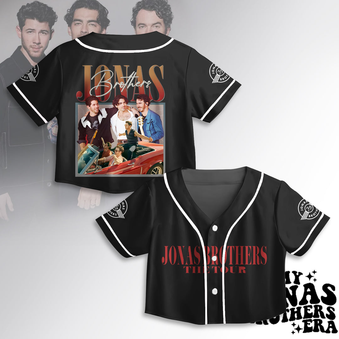 Jonas Brothers Living The Dream Tour 2025 Crop Top Jersey