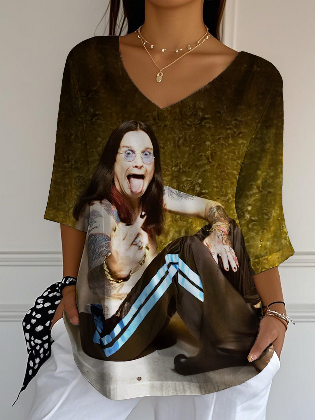 Ozzy Osbourne Ladies Loose Short Sleeve T-shirt