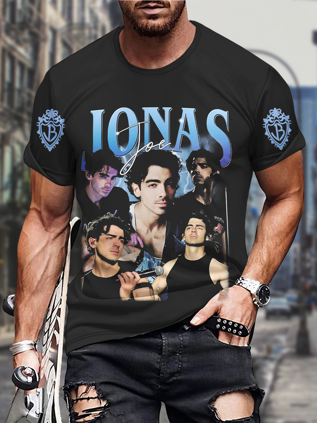 Jonas Brothers Unisex Cotton Crew Neck T-shirt