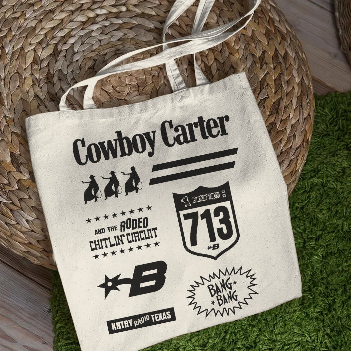 Beyonce Cowboy Carter Canvas Bag