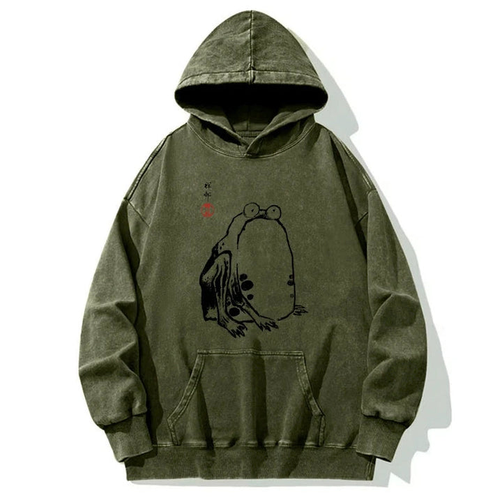 Grumpy Frog Matsumoto Hoji Washed Hoodie
