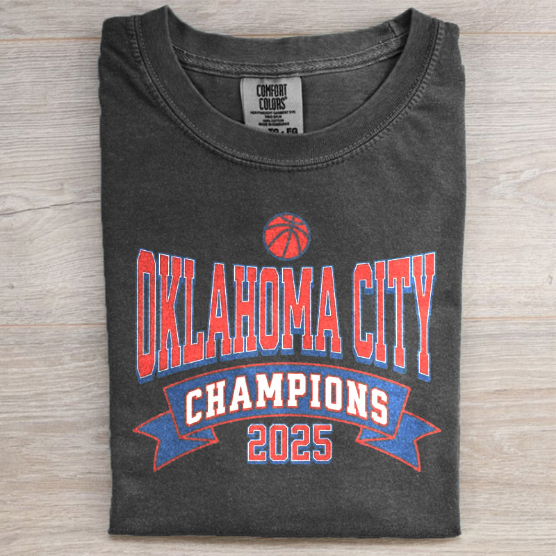 Oklahoma City Basketball World Champs T-shirt