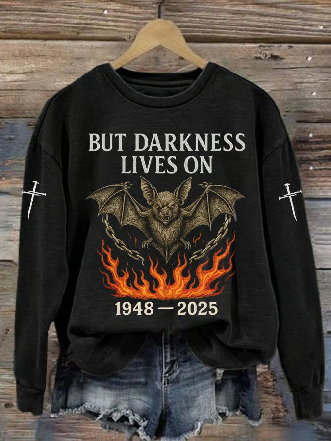 But Darkness Lives On 1948-2025 Long Sleeve Casual Top