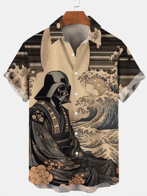 Ukiyoe Short Sleeve Pocket Shirt