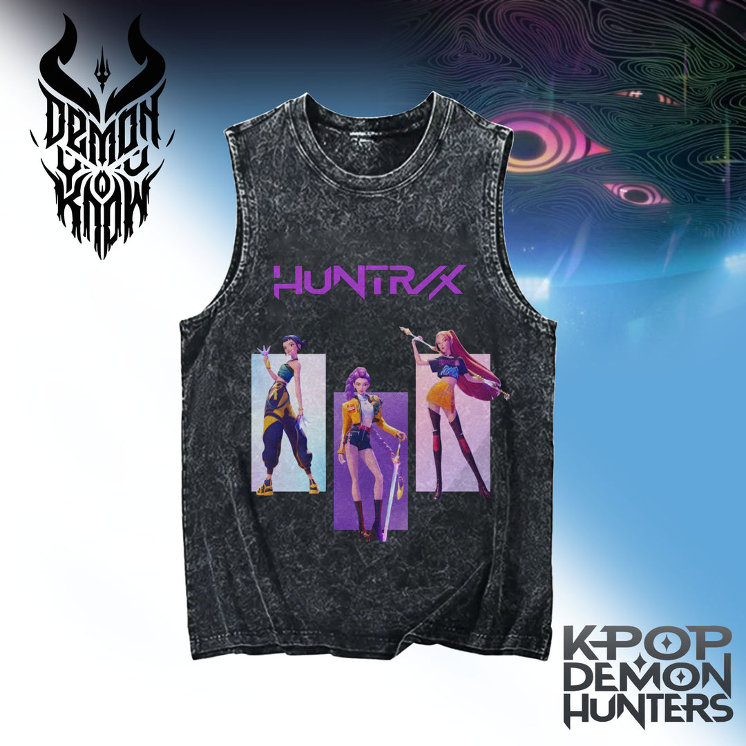 Huntrix Kpop Demon Washed Tank