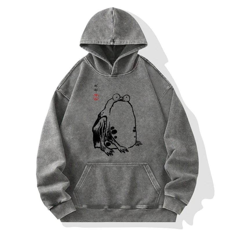 Grumpy Frog Matsumoto Hoji Washed Hoodie
