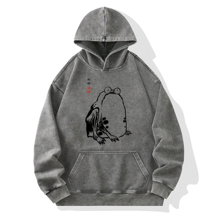 Grumpy Frog Matsumoto Hoji Washed Hoodie