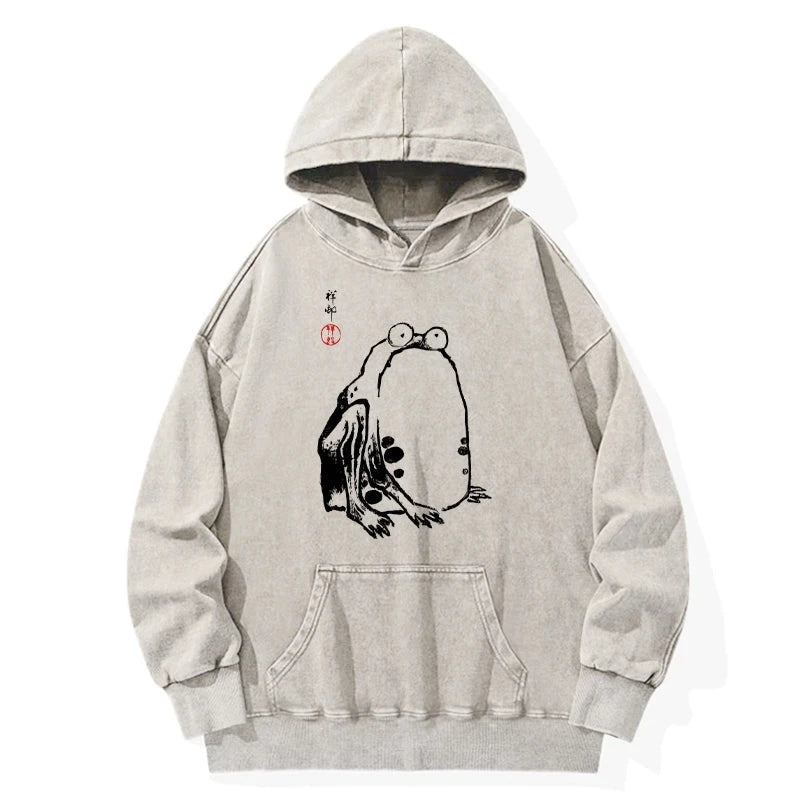 Grumpy Frog Matsumoto Hoji Washed Hoodie
