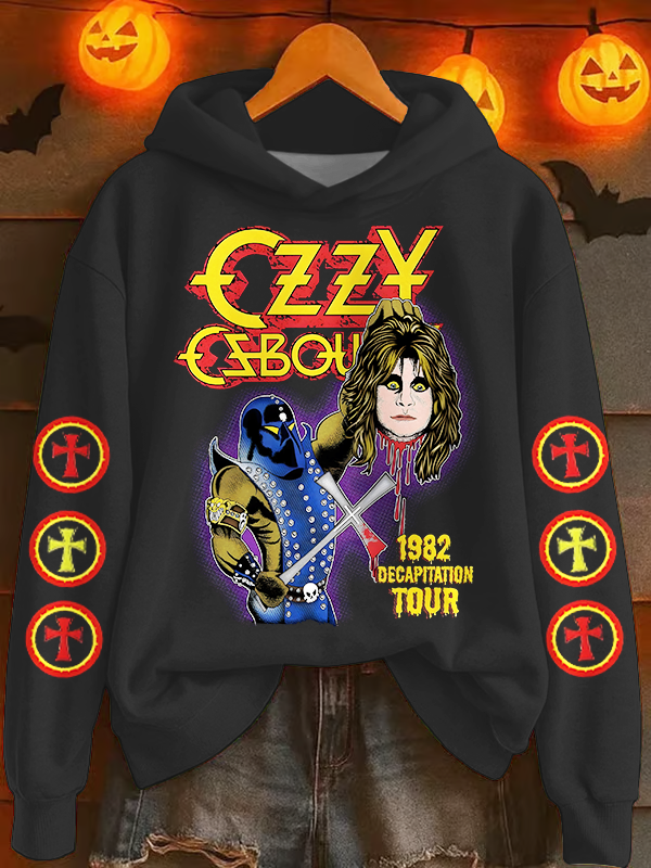 Women's In Memory of Ozzy Osbourne Print Sweatshirt