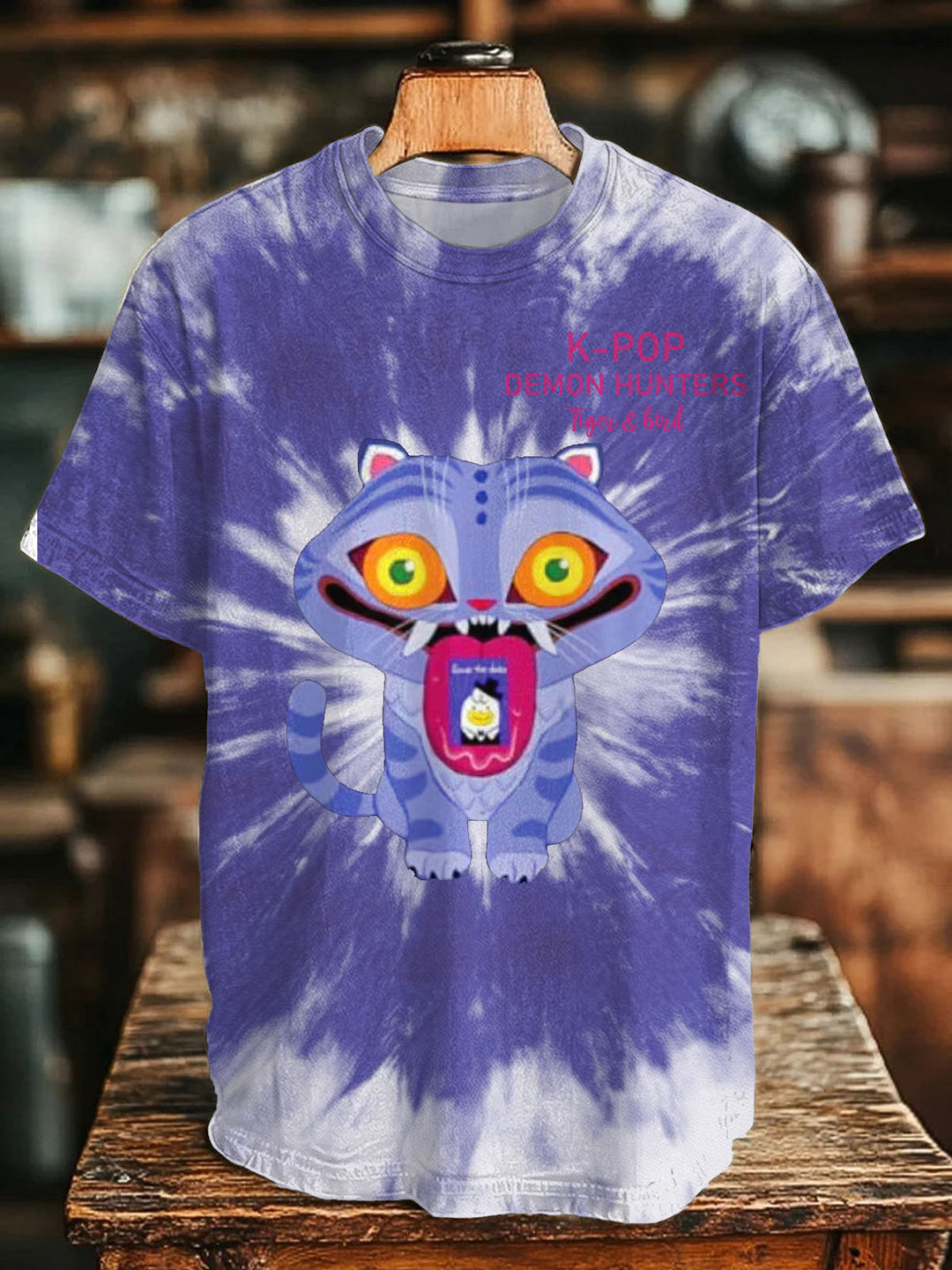 Demon Hunters Huntrix Print Crew Neck T-shirt