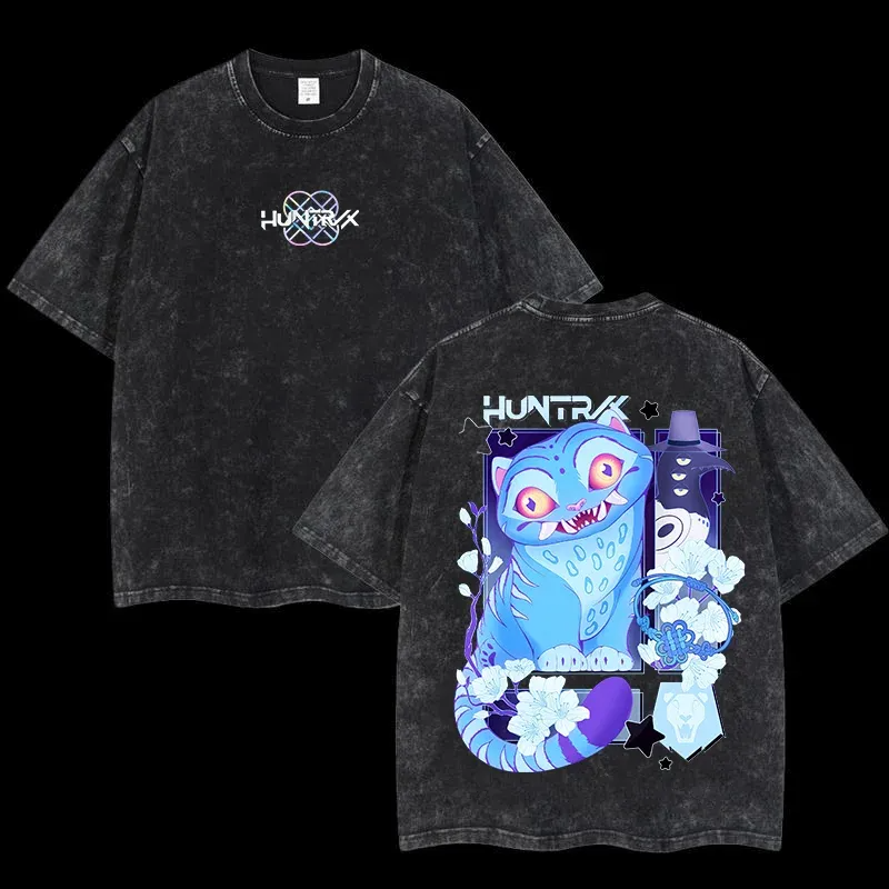 Huntrix Kpop Demo Movie Vintage Print Retro T-shirt