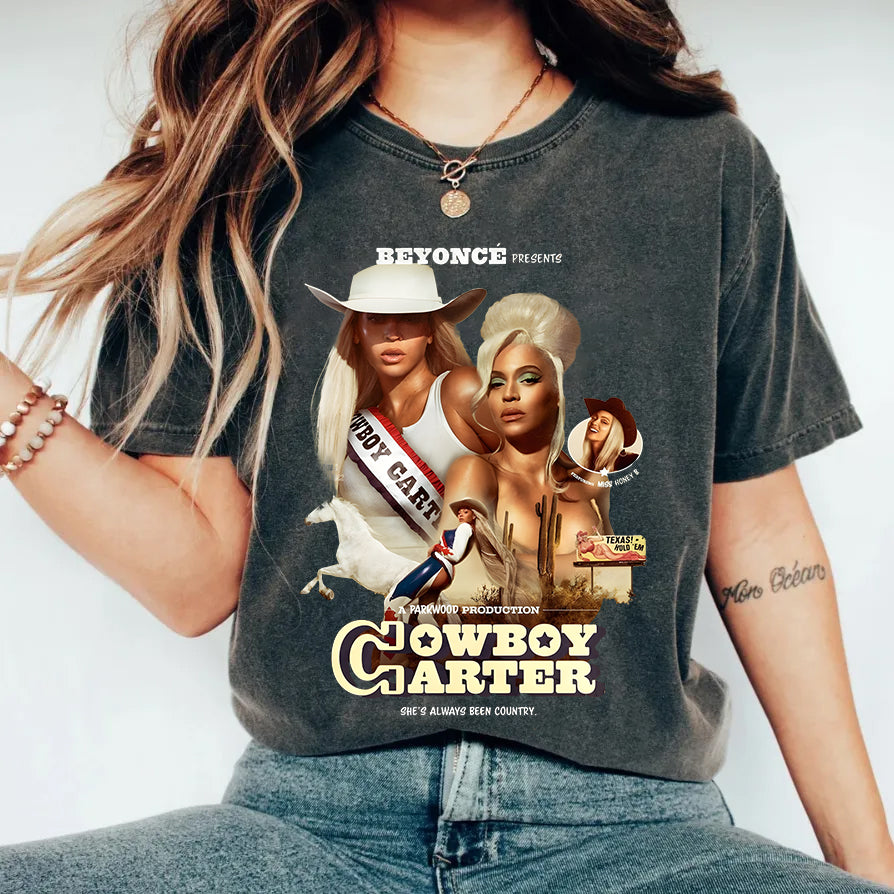 Beyonce Vintage Washed Crew Neck T-Shirt