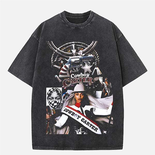 Beyonce Vintage Washed Crew Neck T-Shirt