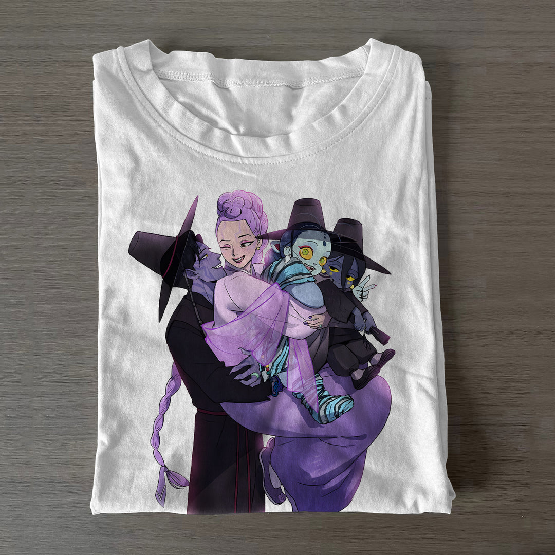 Demon Hunter Crew Neck T-shirts