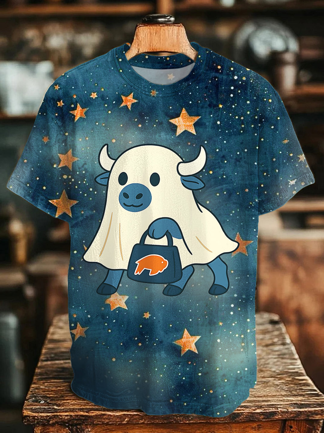 Halloween Buffalo Bills Football Crew Neck T-shirt