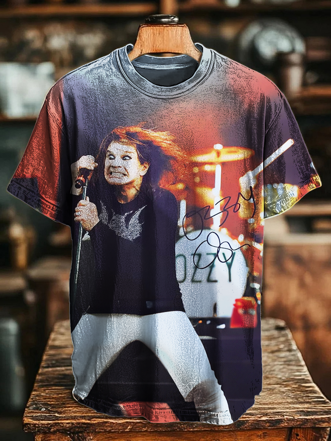 Ozzy Osbourne Unisex Cotton Crew Neck T-shirt