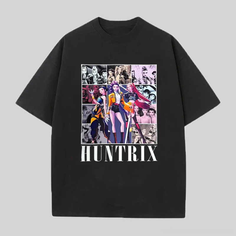 Demon Hunters Huntrix Print Crew Neck T-shirt