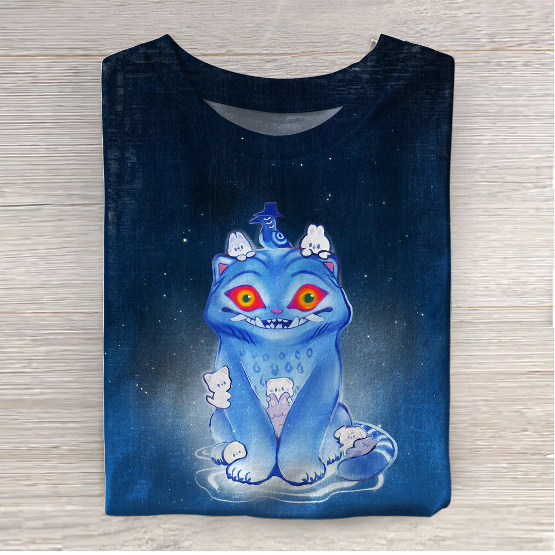 Demon Hunters Huntrix Print Crew Neck T-shirt