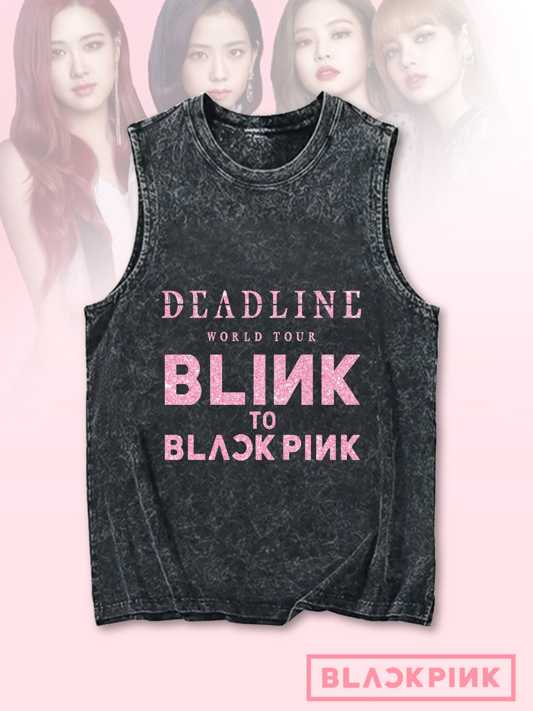 BlackPink Concert Vintage Tank Top