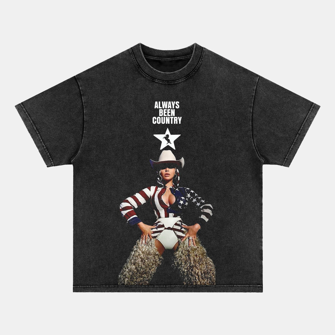 Beyonce Vintage Washed Crew Neck T-Shirt