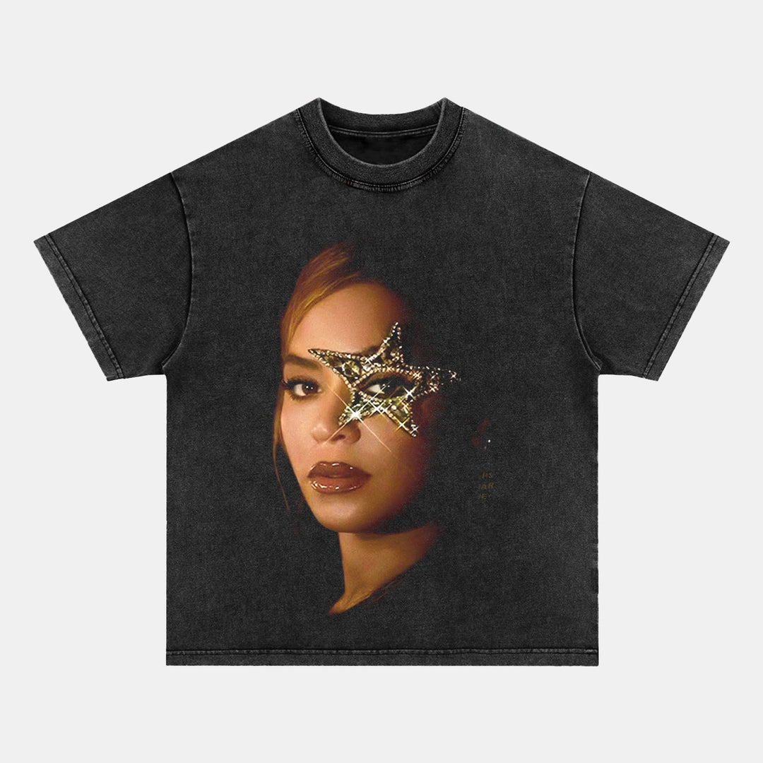 Beyonce Vintage Washed Crew Neck T-Shirt