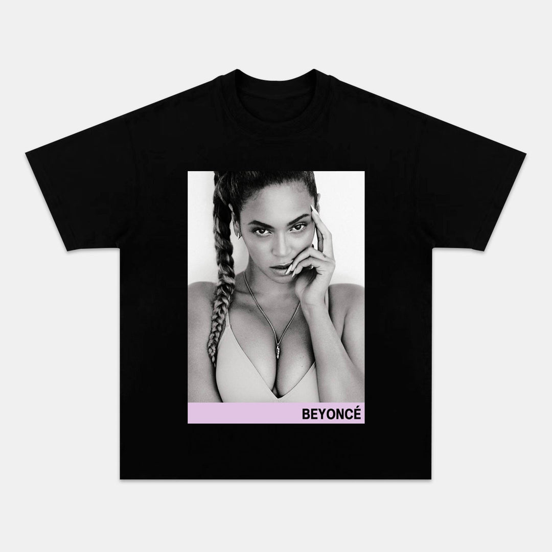 Beyonce Print Crew Neck T-shirt