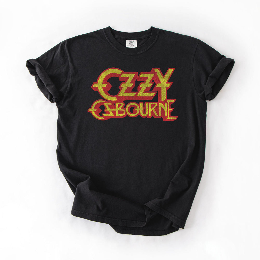 Ozzy Osbourne Graphic Print Crew Neck T-shirt