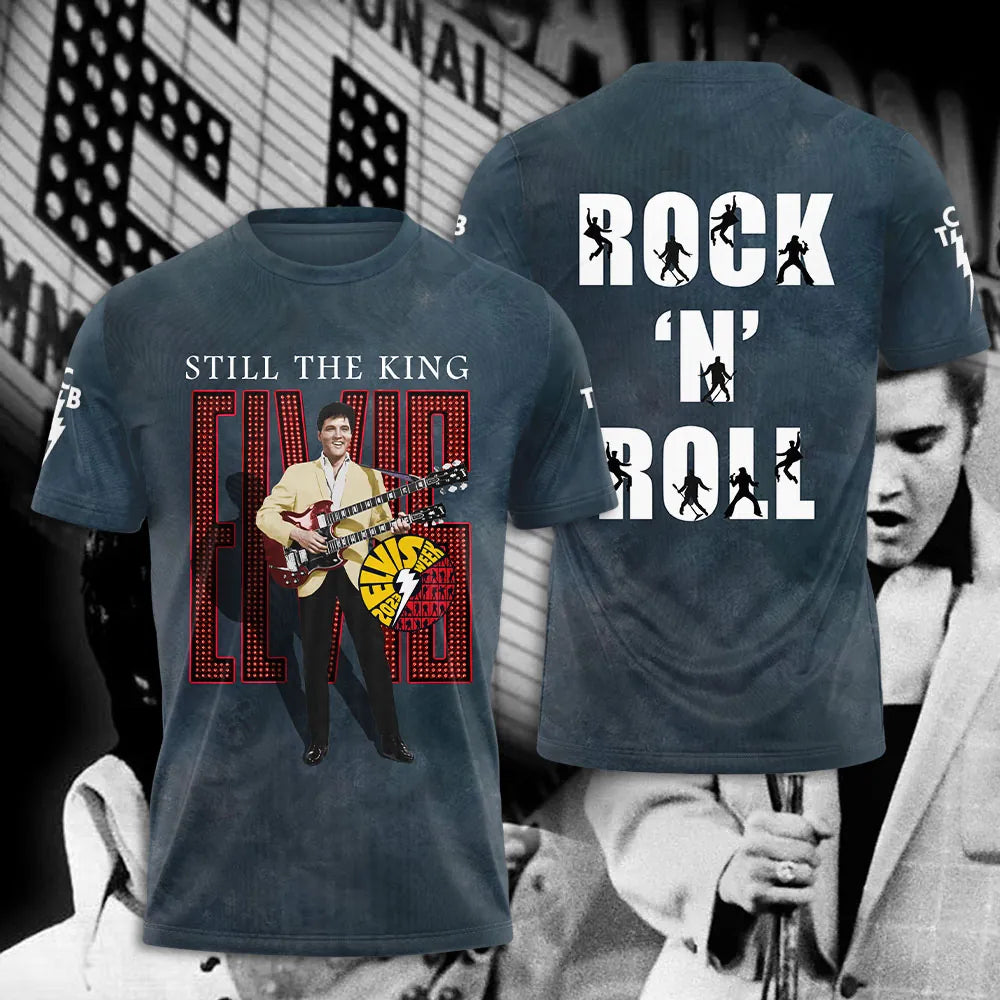 Elvis Presley Vintage Crew Neck T-shirt