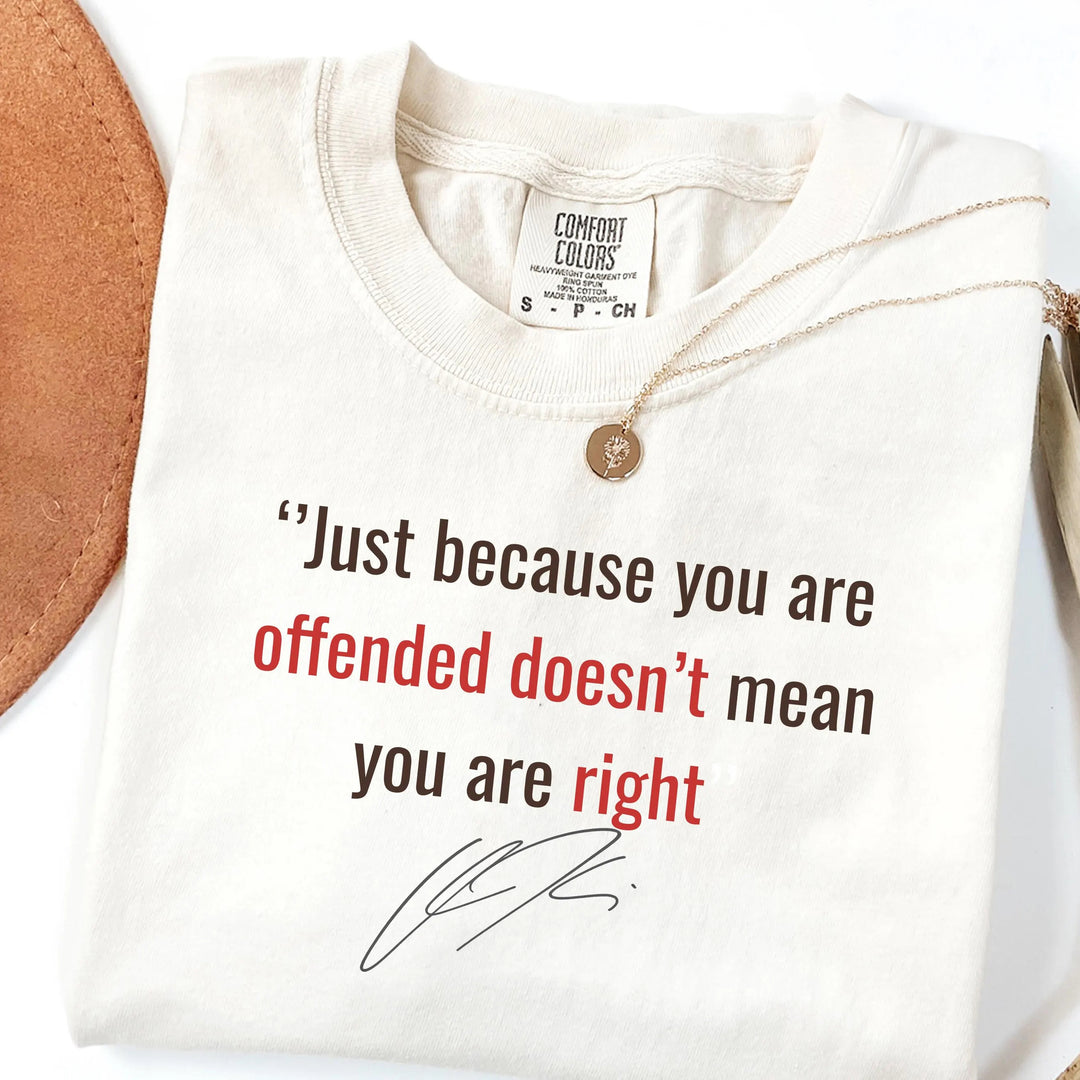 Justice for Charlie Kirk Crew Neck T-shirt