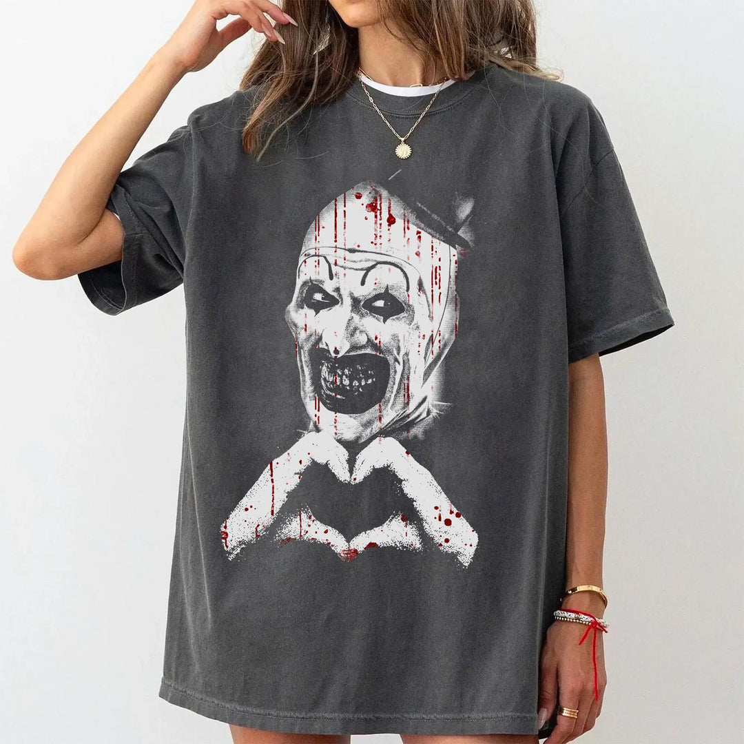 Art The Clown Terrifier Crew Neck T-Shirt