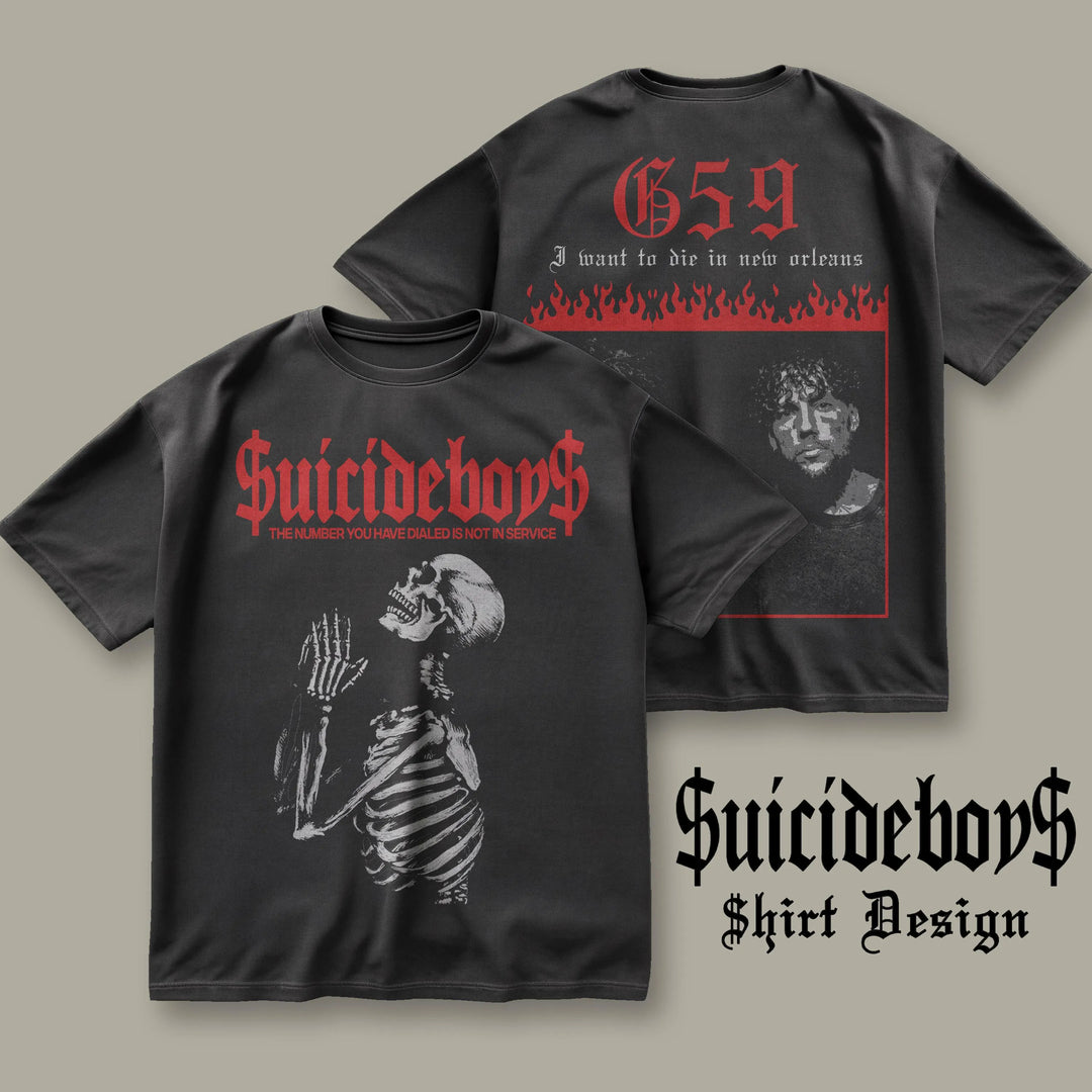 GREYDAY 2025 Tour Suicideboy Vintage Crew Neck T-Shirt