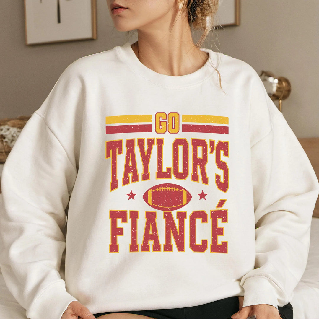 Go Taylor’s Fiance Printed Long Sleeve Casual Top