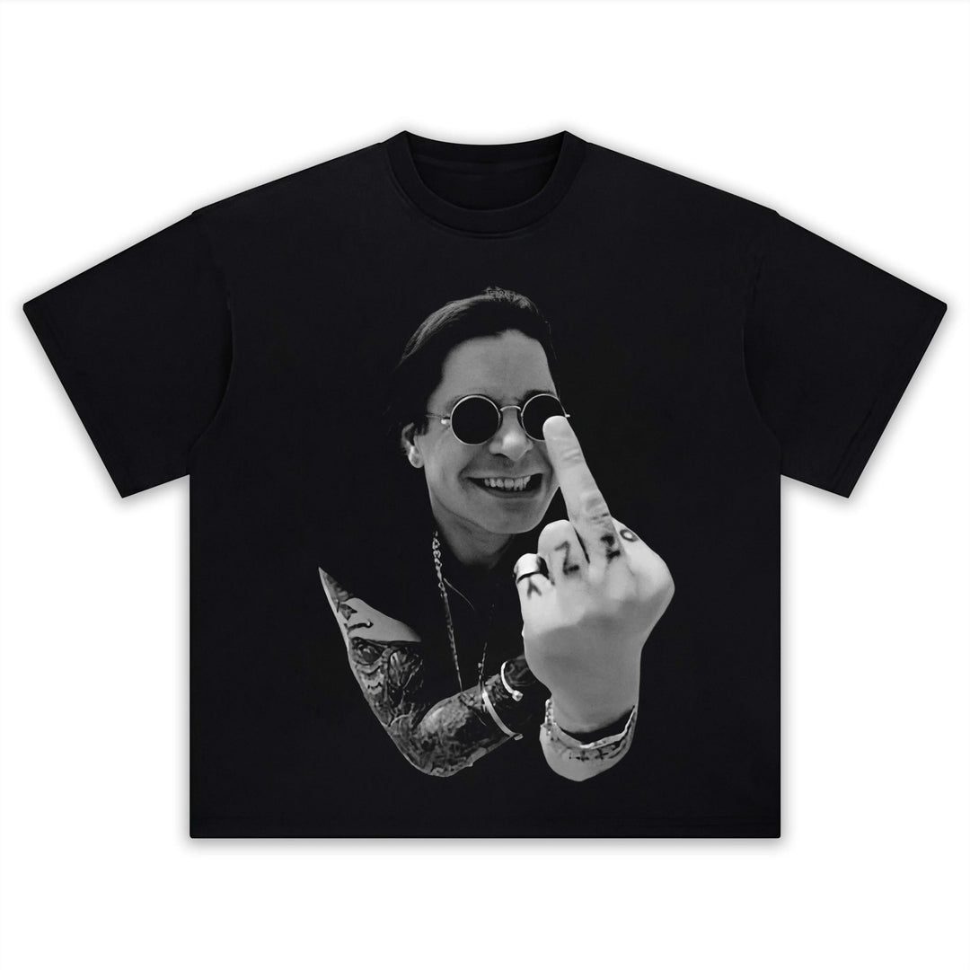 Ozzy Osbourne Print Crew Neck T-shirt