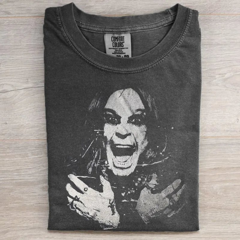 Ozzy Gothic Rock Legend Art Heavy Metal Fan T-shirt