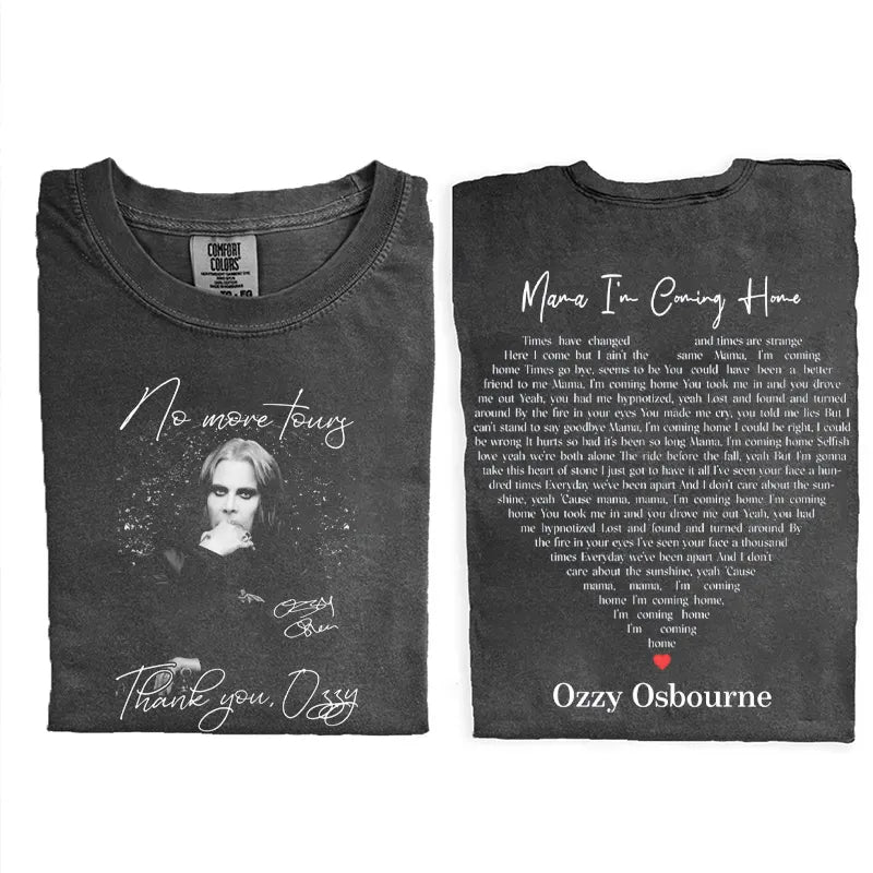 "No More Tour I'm Coming Home" Ozzy T-shirt