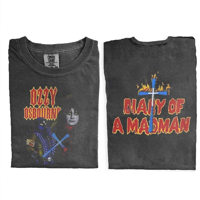 Vintage Graphic 1982 Ozzy Diary Of A Madman T-shirt
