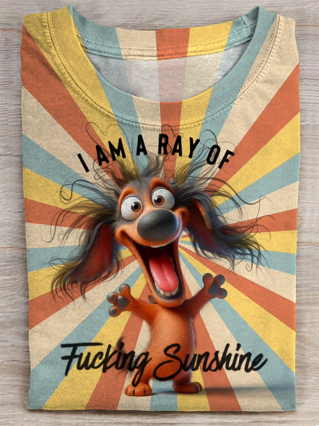 I'm Ray Of Fck Sunshine Art Print Casaul T-shirt