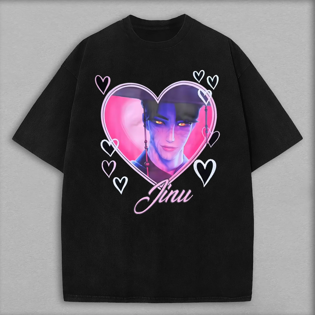 Demon Hunters Huntrix Print Crew Neck T-shirt